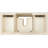 47.75581'' Single Bathroom Vanity with Marble Top