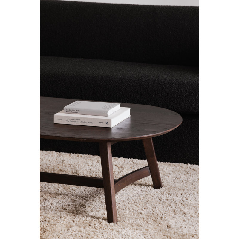 Signa Solid Wood Coffee Table, Brown