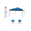 12 pi. L 12 pi. D Pavillon de jardin escamotable en acier