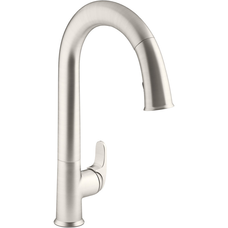 Sensate Kitchen Faucet with Konnect, Vibrant Stainless