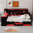 Multi-Functional Gaming Daybed with Desk,  3 Storage Drawers, Built-in Charging Station and Headboard-1940714332-1940714333