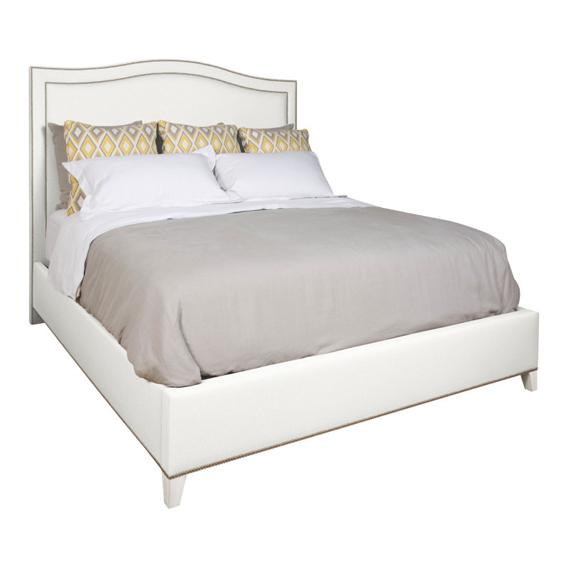 Caroline/Casey Upholstered Bed, Tommy Snow, Casa Blanca, Yes