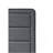 Valda Light Gray Fabric Chest
