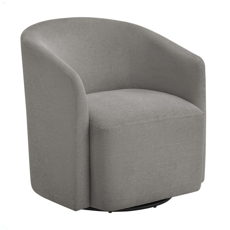 Fauteuil demi-tonneau Modern, Gris