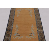 Art Deco One-of-a-Kind 3'1X6'3 Hand Knotted Area Rug