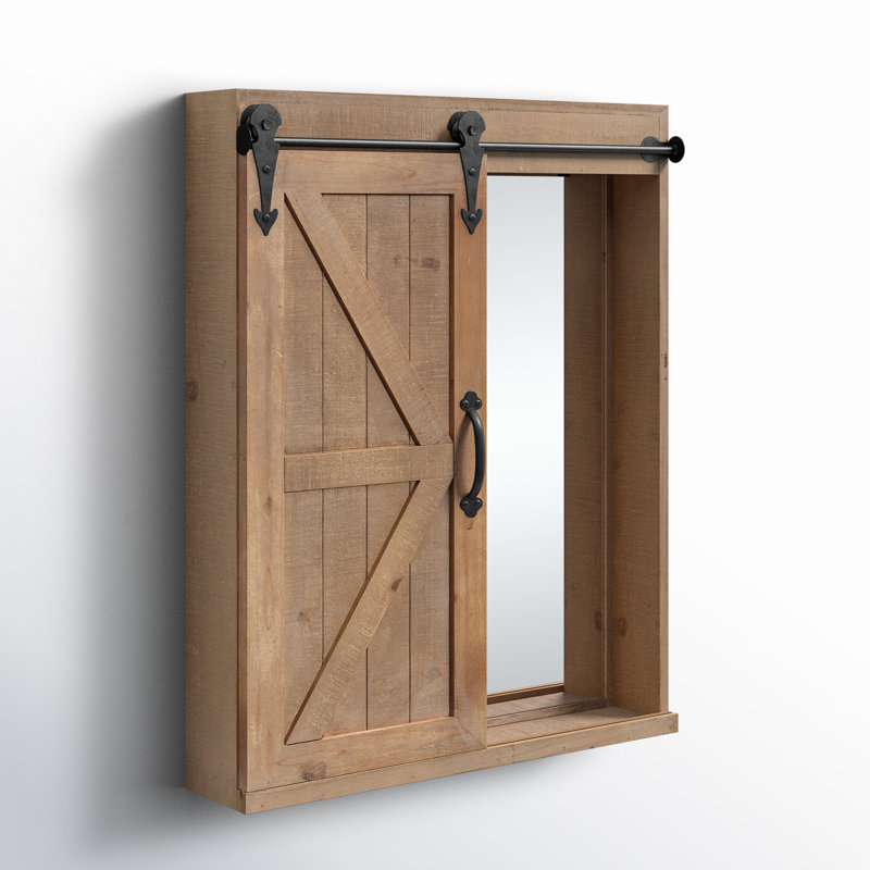 Dayanah 1 - Porte-armoire à pharmacie, Brun rustique