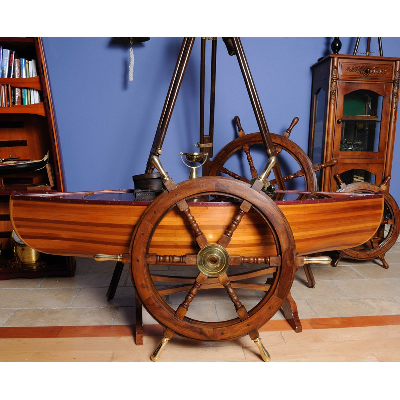 Roue de bateau 24 po x 24 po x 2 po, H 2 po x l 30 po x P 30 po