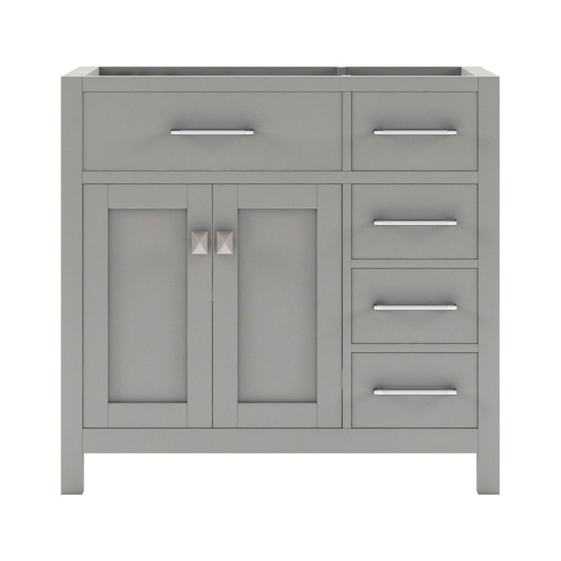 Base de meuble-lavabo 36 po Slagelse seulement, gris
