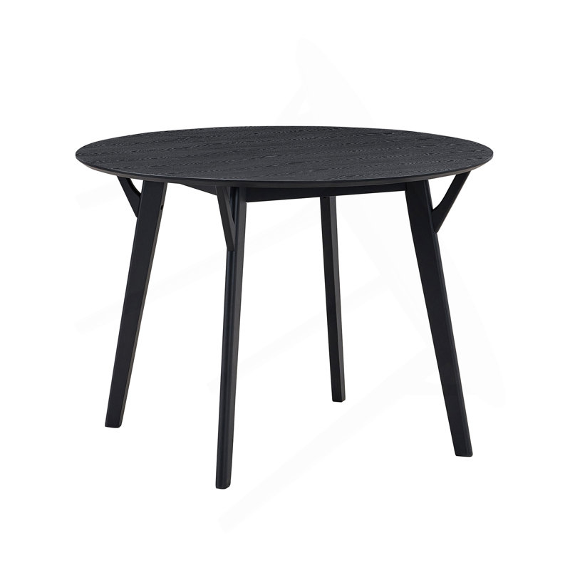 42.01 Inch Saving Place Table,Wooden Dining Table For 4 Persons,Modern Design Round Kitchen Table For Living Room,Apartment,Restaurant
