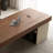 Nut-brown Rectangular Manufactured Wood desk-1235820012-1235820013