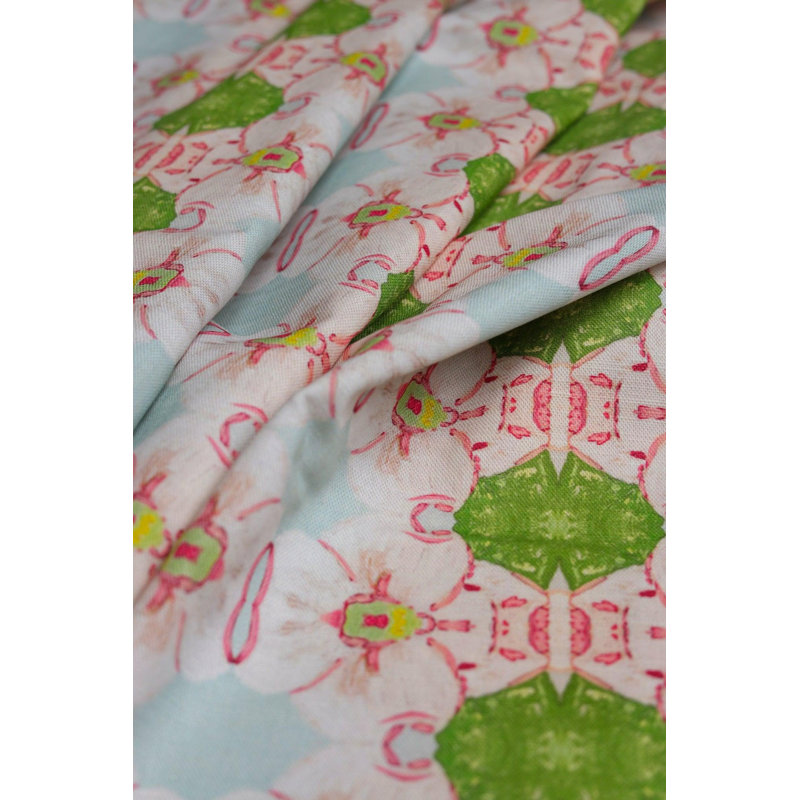 Pink Dogwoods Lumbar Pillow Cover & Insert