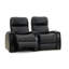 Siège de cinéma en cuir véritable avec porte-gobelet de 70,5 po de large Chimon-29303093