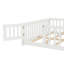Lit grand format avec garde-corps et porte pour enfants, blanc-1591474637-1591474639