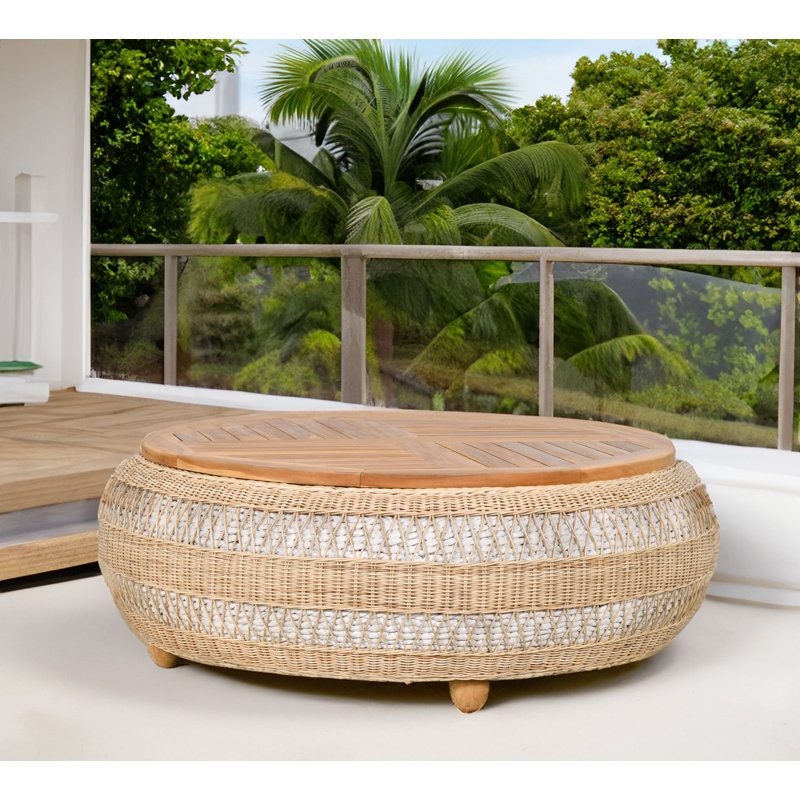 Table basse Neva avec plateau en bois