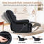 86cm Wide Standard Leather Manual Recliner, Classic Oversize Sofa Chair-1650316267
