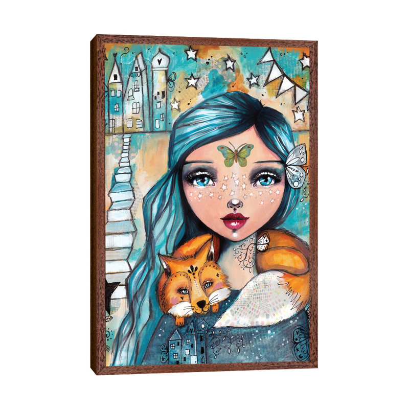 Stay Close by Tamara Laporte - Print on Canvas, Classic Brown Wood Framed, 66.04 cm H x 45.72 cm W