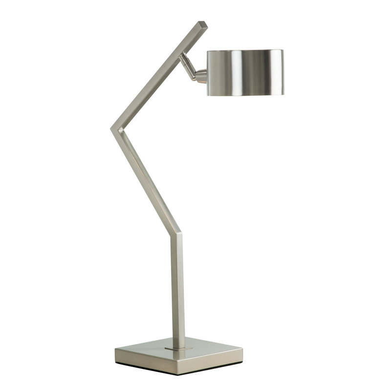 Lampe de table chromée 25 po Cisne
