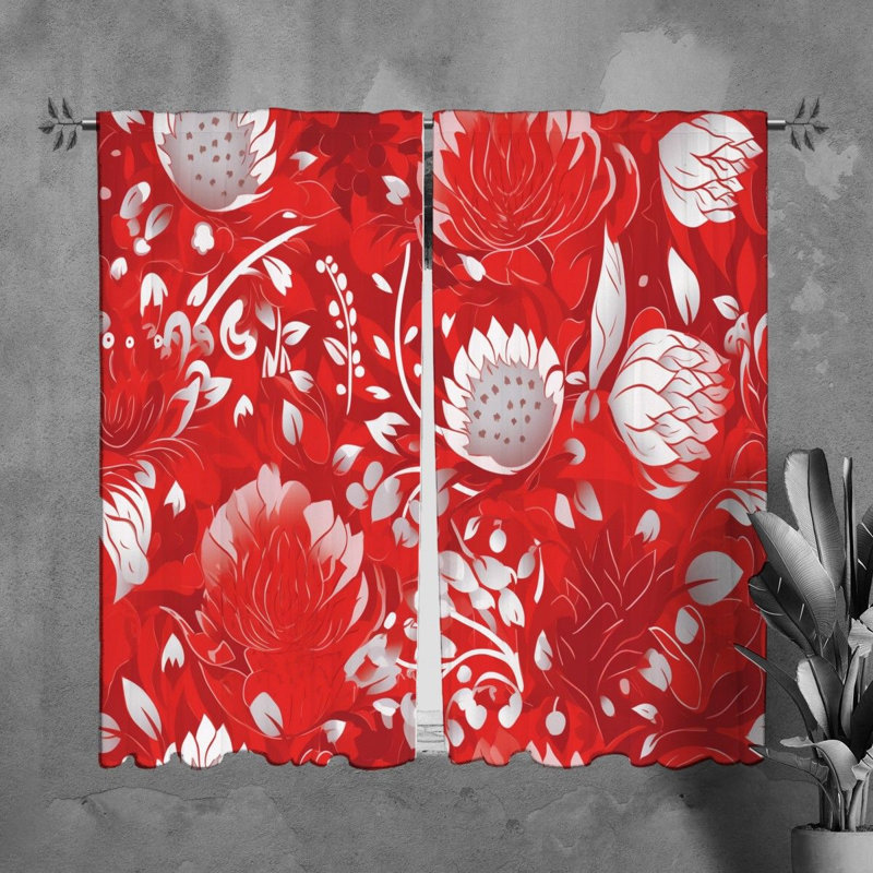 Naimur Room Darkening Curtain Pair, 20" W x 82" L