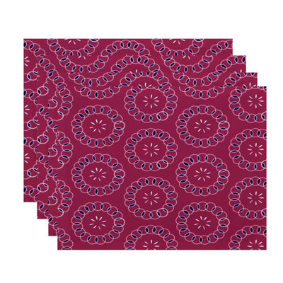 Swofford Polyester Floral Rectangle Placemat