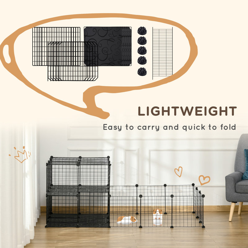 47 Panels Pet Playpen