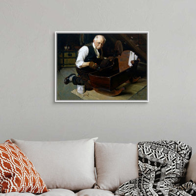 Norman Rockwell Grandpa's Gift by Norman Rockwell - Painting on Canvas