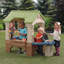 Step2 179.07cm W x 95.25cm D Indoor / Outdoor Plastic Playhouse with Kitchen