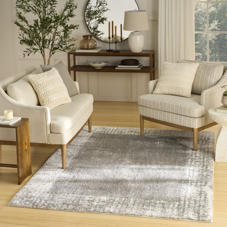 Pernell Grey Shag Indoor Rug