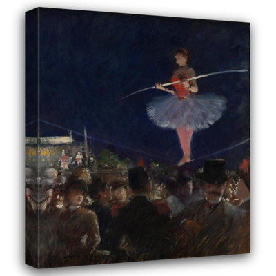 «Tight-Rope Walker» par Jean-Louis Forain - Art mural sur toile tendue avec châssis