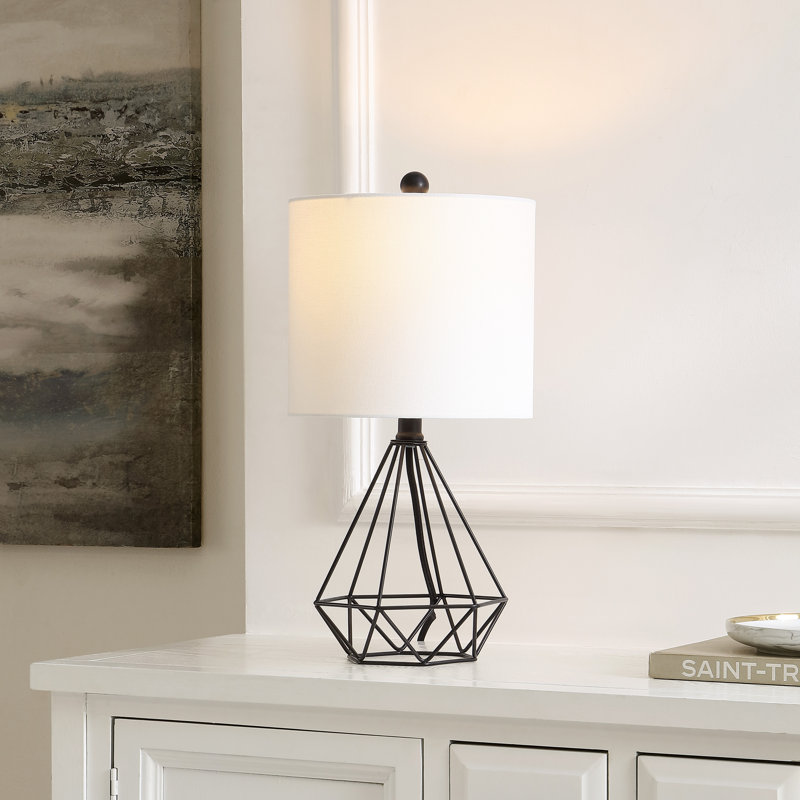 Lampe de table en métal Jizele