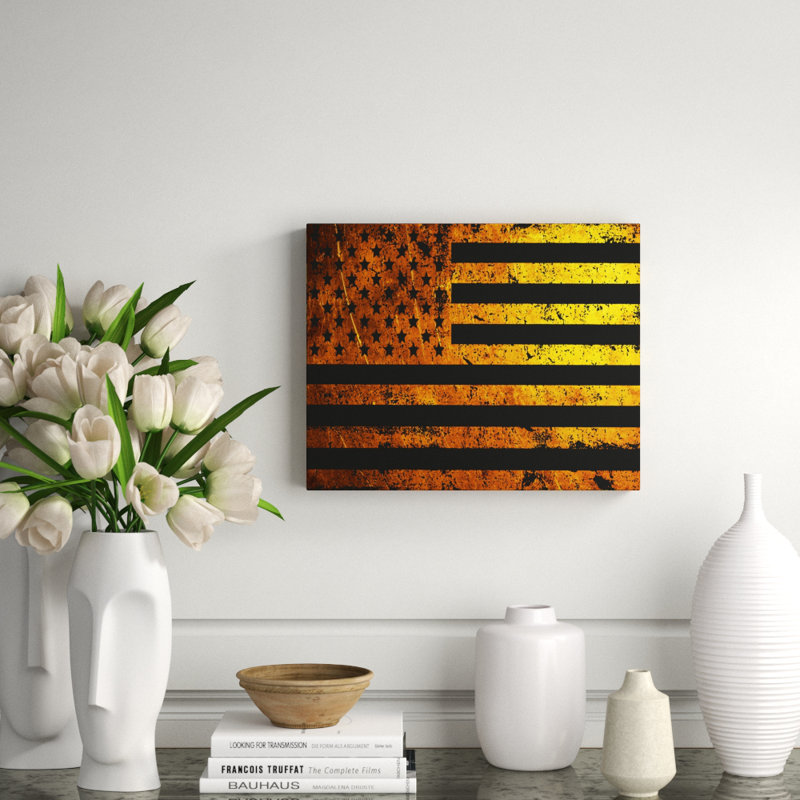 The Golden Standard par N Perez - impression d'art graphique, Acrylique, H 24 po x l 36 po x P 2,5 po
