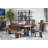 Kinsee Solid Wood Top Dining Table