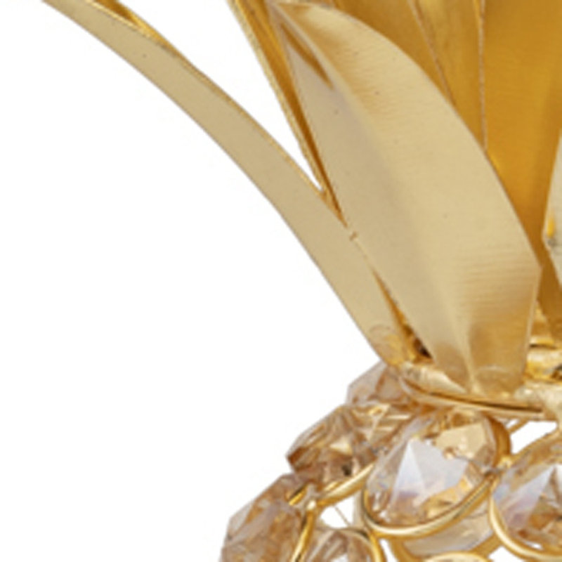 Cristal Pina Oja Cristal Pineapple, Gold