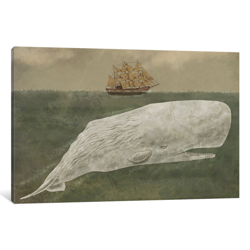 Loin de Nantucket - impression sur toile, H 18 po x l 26 po x P 1,5 po, Toile tendue, Pas de tapis