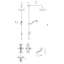 Topaz Thermostatic Shower with Dual Shower Head