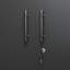 Armoire à outils roulante verrouillable 2 portes - Rangement de garage réglable sur roulettes, noir, H 35 x l 30,3 x P 18