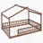 Solid Wood Youth Bed with Fence, House Bed, Platform Bed-2057848610-2030510610