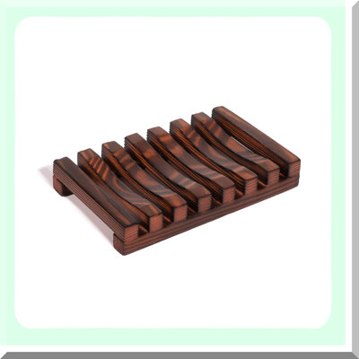 EcoDry Wooden Bar Holder - All Natural Design for Shampoo, Conditioner, and Body Wash Bars
