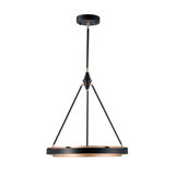 Luminaire suspendu géométrique unique à 1 lumière Duo