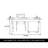 Simple style desk and chair set