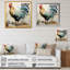 Coq rustique en bois Peck IV - Art mural encadré de poulet-652286816-652286751