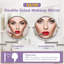 Miroir de maquillage mural, miroir grossissant 1X / 5X à double face, miroir de salle de bain extensible de 8 pouces pour le rasage, nickel