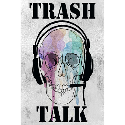 Skull Games II by Annie Warren - Wrapped Canvas Painting Print