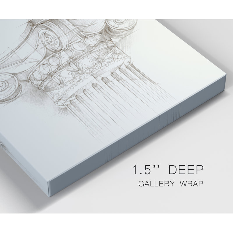 " Column Schematic II ", 32" H x 32" W x 1" D