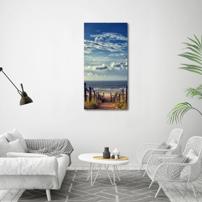 Path To The Beach - Wrapped Canvas Print