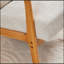 Chaise d'appoint de style moderne Mid-Century, fauteuil avec chaises, coussin de lecture, structure en bois massif et balcon de chambre à coucher pour salon