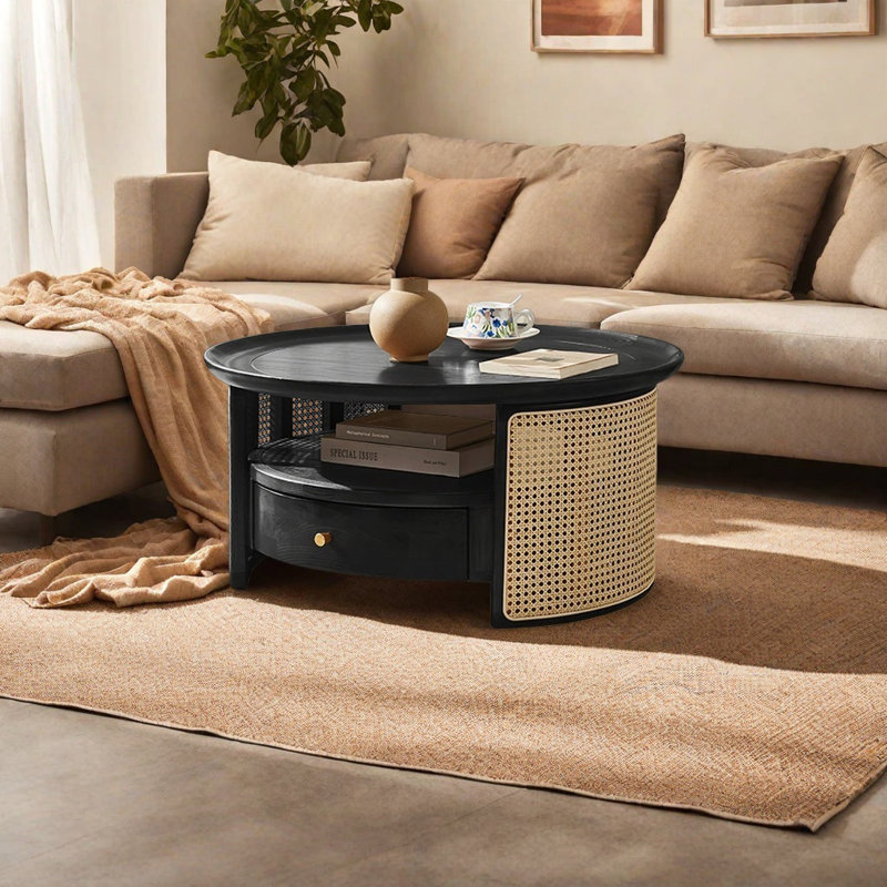 Table basse Nordic, Noir