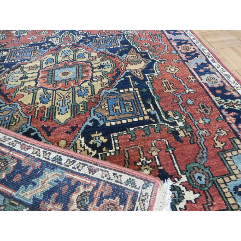 Performance Wool Oriental Indoor Rug, Rectangle 4' x 5'10"