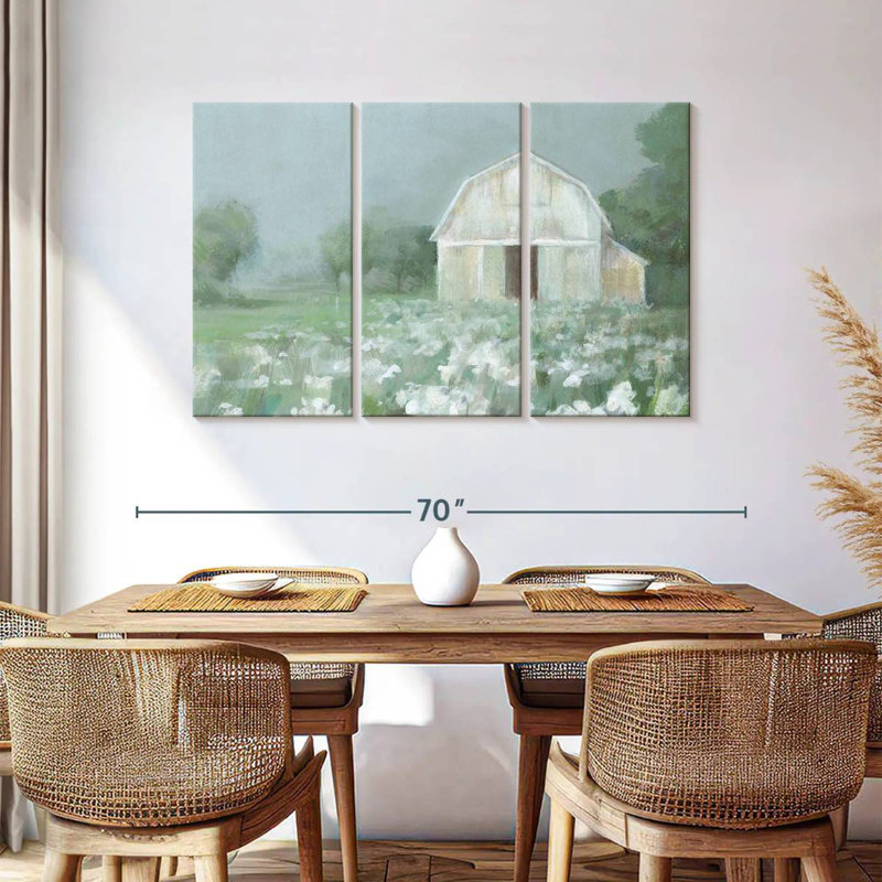 Lilie White Barn Meadow, 36" H x 57" W