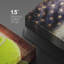 Balle de tennis rétro et drapeau américain, sportifs, photographie, art moderne, urbain contemporain-98160841