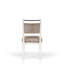 Chaise à dossier en corde vanille avec assise, base en bois massif, poids de 28,49 lb, 19,95 po Deep In Vanilla /, hauteur 36,62, largeur 24,99